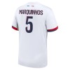 Original Trikotsatz Paris Saint-Germain Marquinhos 5 Auswärtstrikot 2024-25 Für Kinder